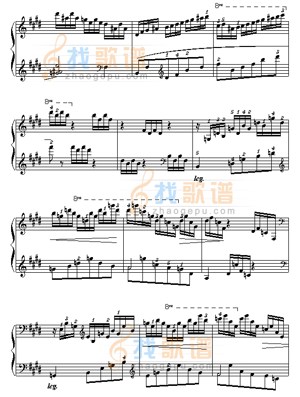 E大调练习曲