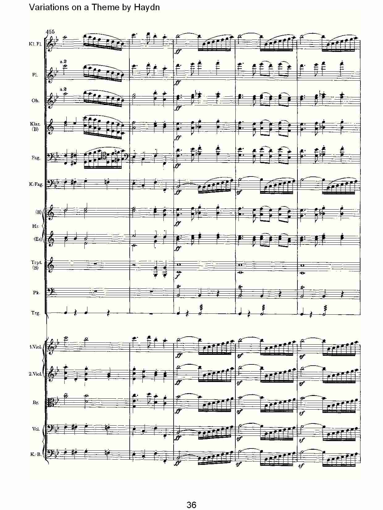 Variations on a Theme by Haydn   海顿主旋律变奏曲（八）