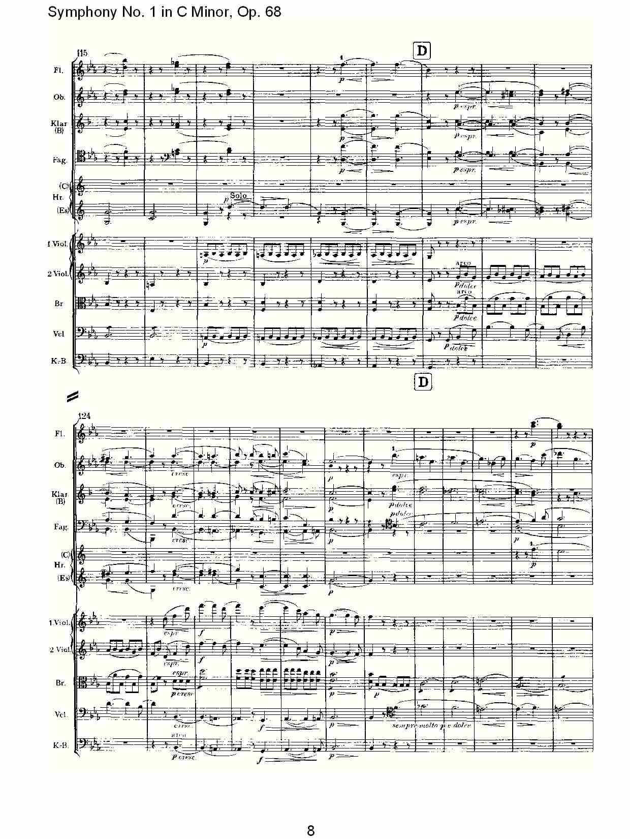 C小调第一交响曲, Op.68 第一乐章（二）.