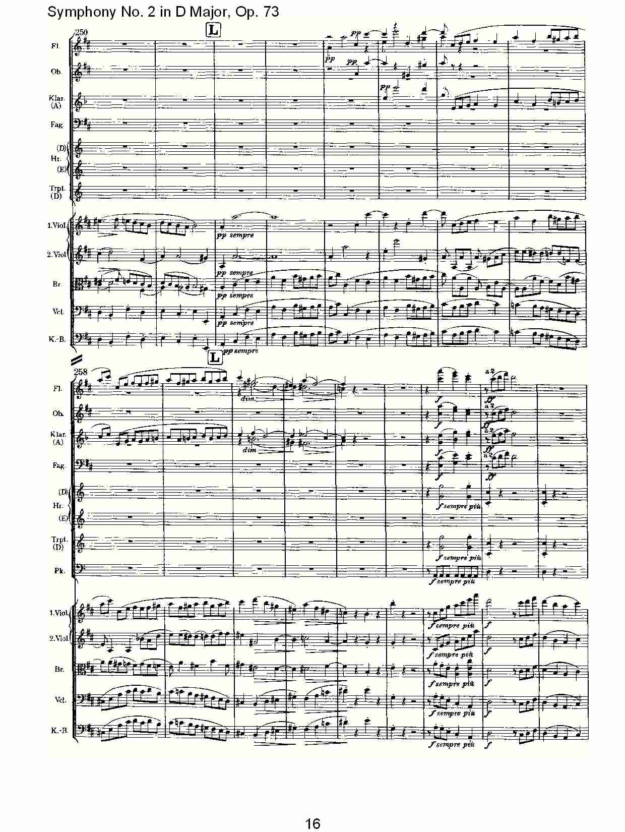 D大调第二交响曲, Op.73第四乐章（四）