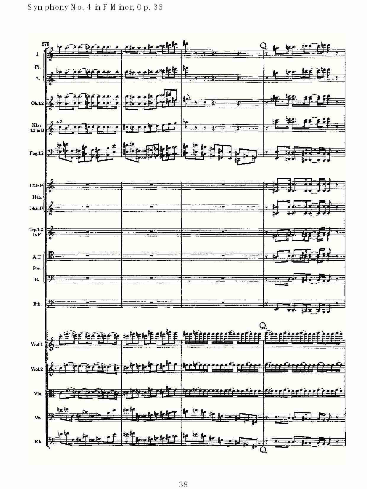 F小调第四交响曲,  Op. 36 第一乐章（八）