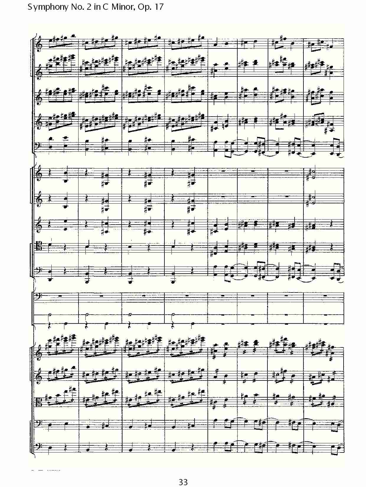 C小调第二交响曲, Op.17第四乐章（七）