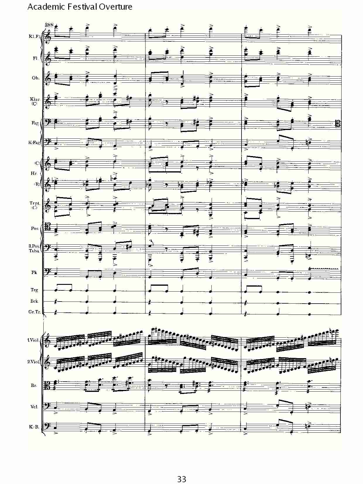 Academic Festival Overture（七）