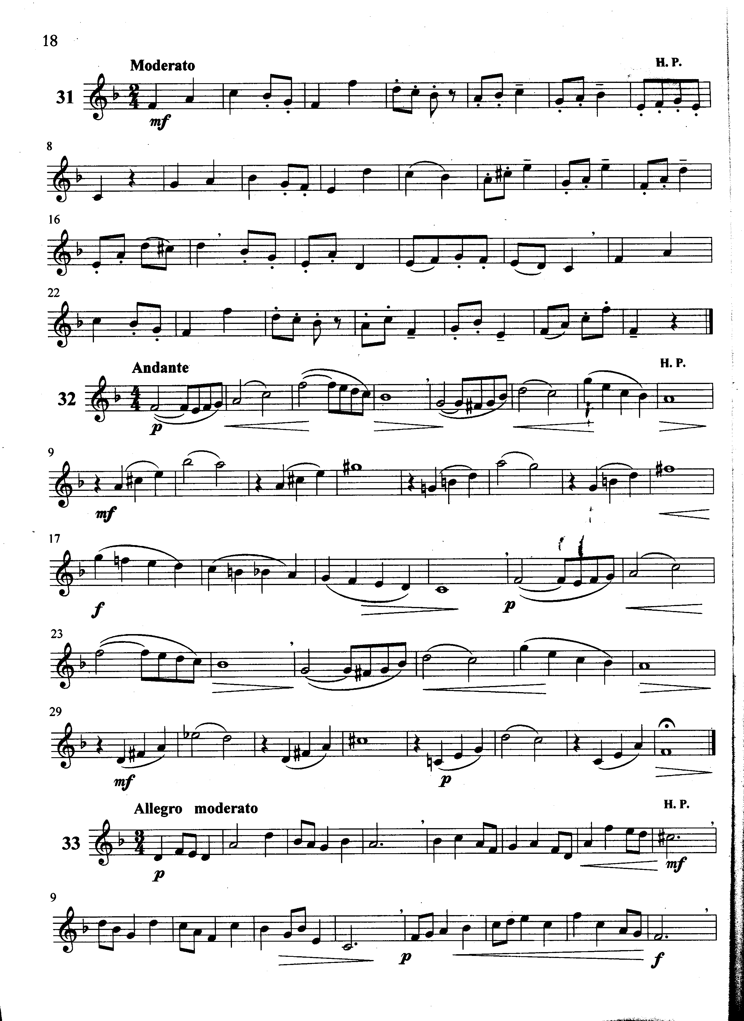 萨克斯管练习曲第100—018页