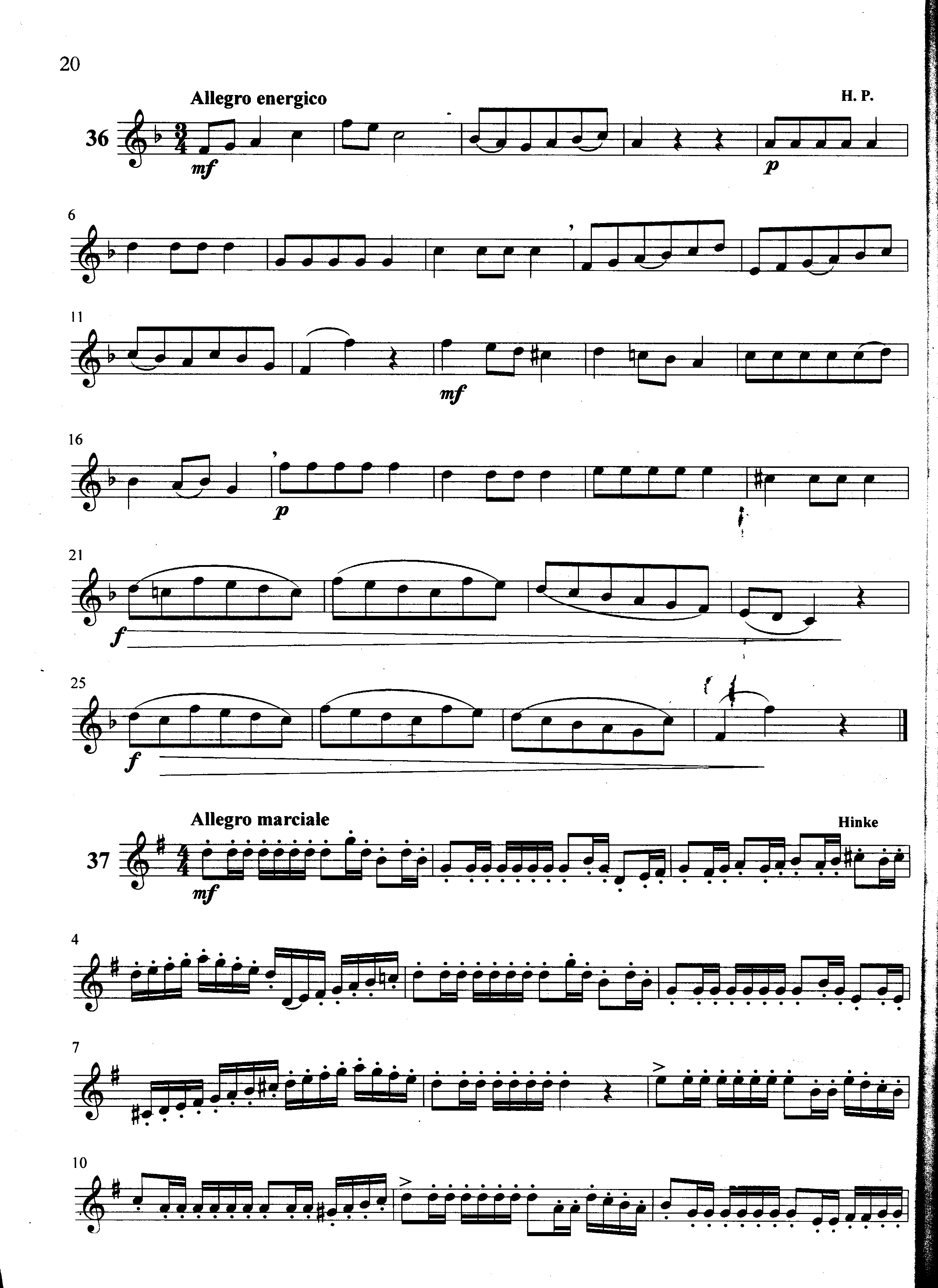 萨克斯管练习曲第100—020页