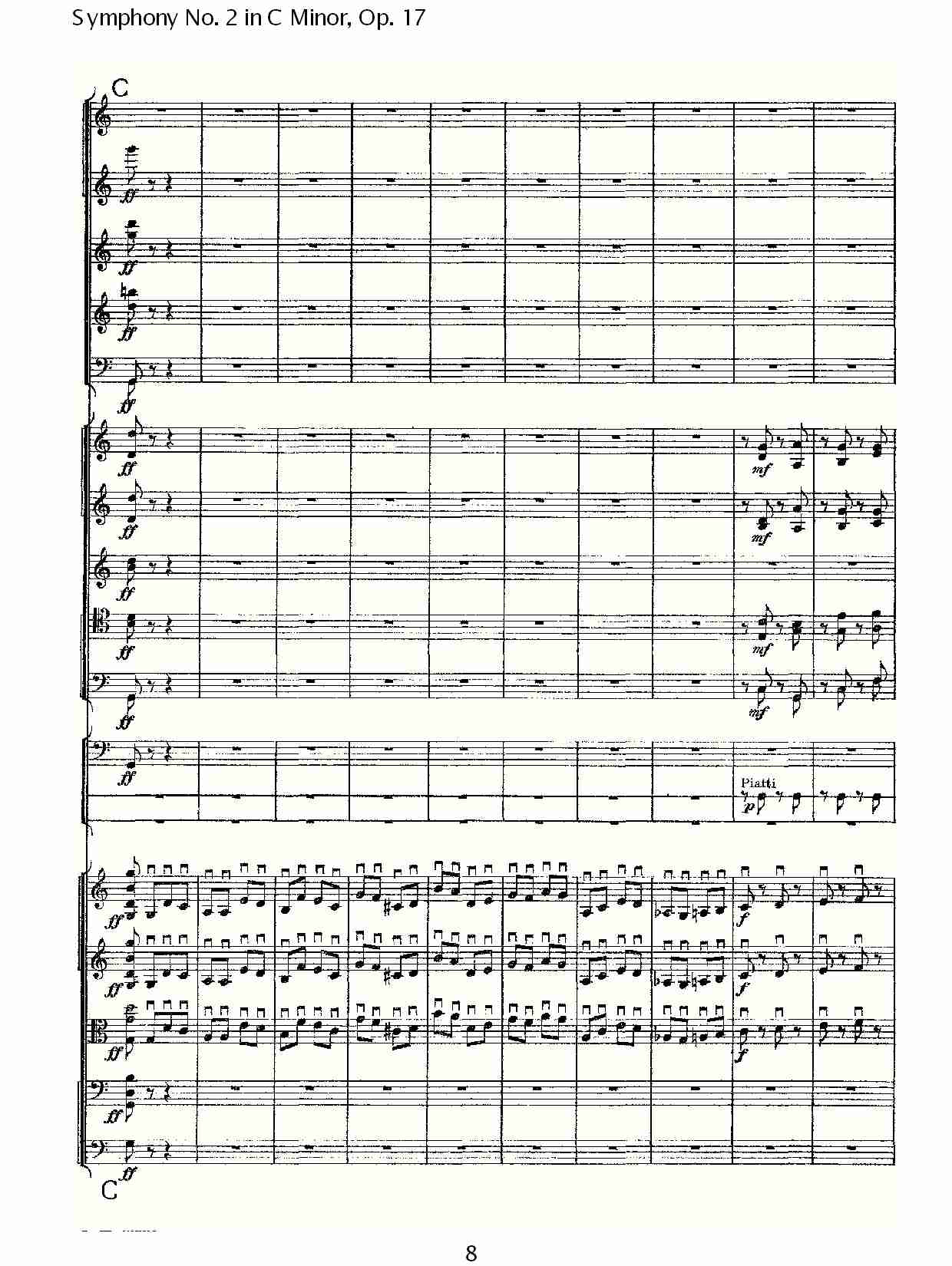 C小调第二交响曲, Op.17第四乐章（二）