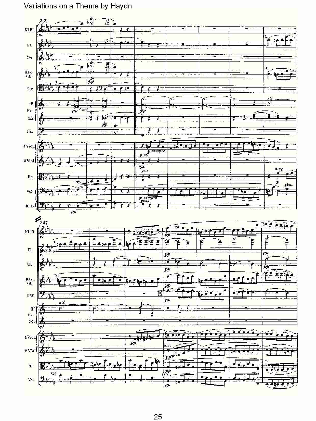 Variations on a Theme by Haydn   海顿主旋律变奏曲（五）