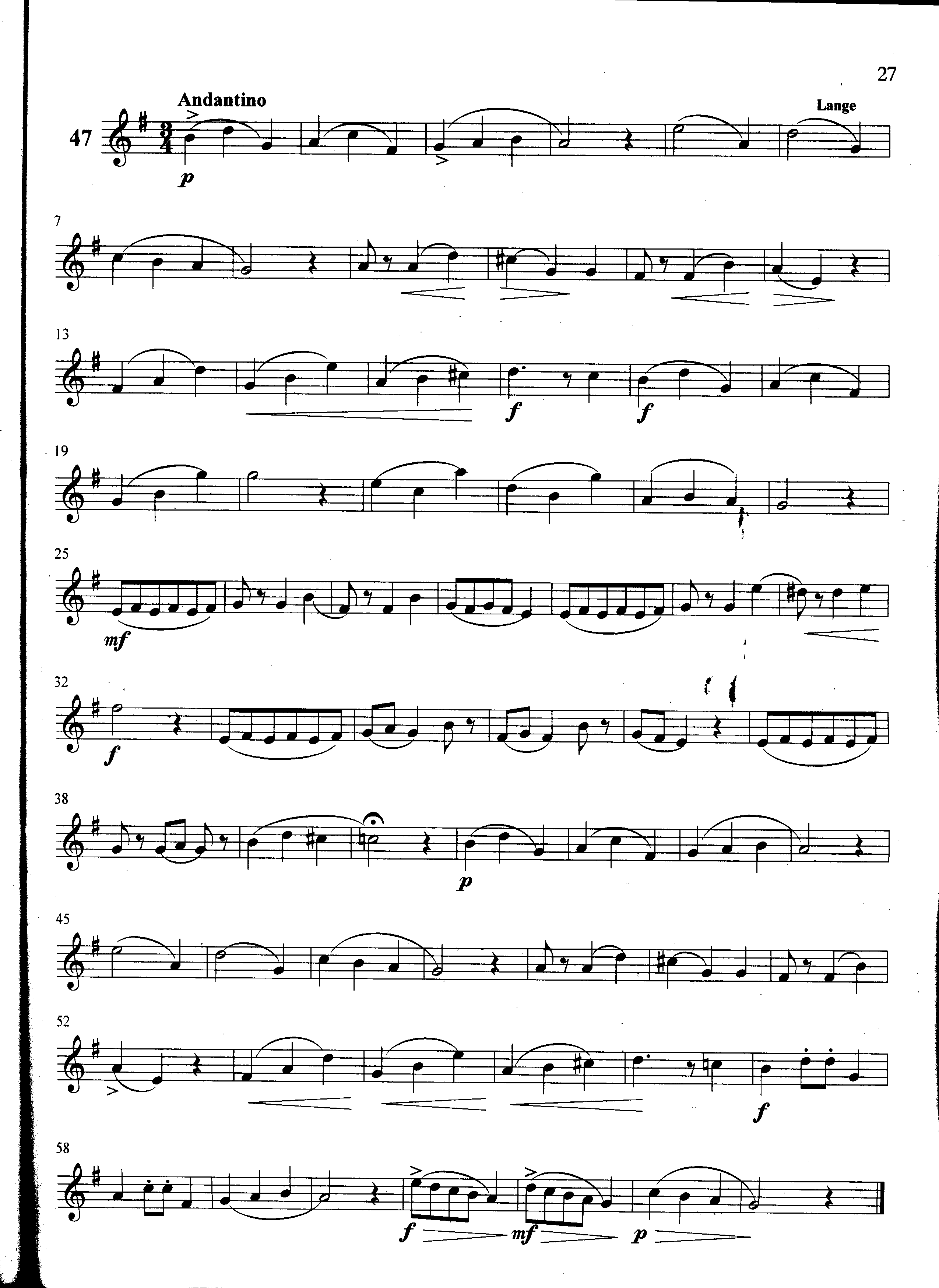 萨克斯管练习曲第100—027页