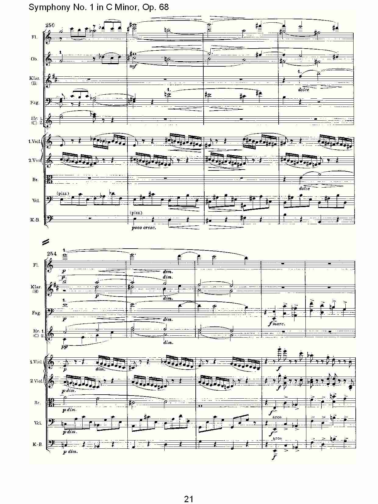 C小调第一交响曲, Op.68 第四乐章（五）