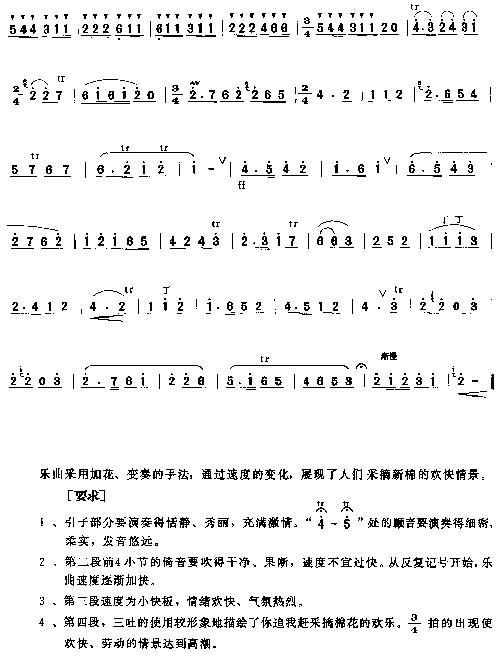 摘棉花