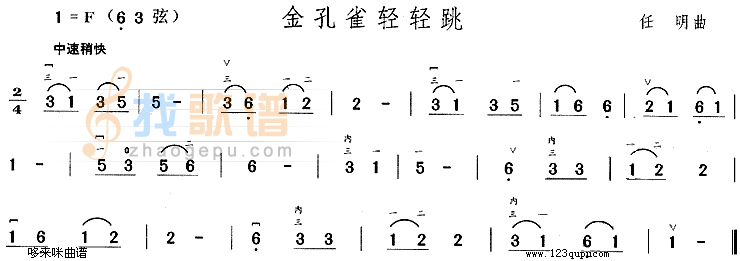 金孔雀轻轻跳
