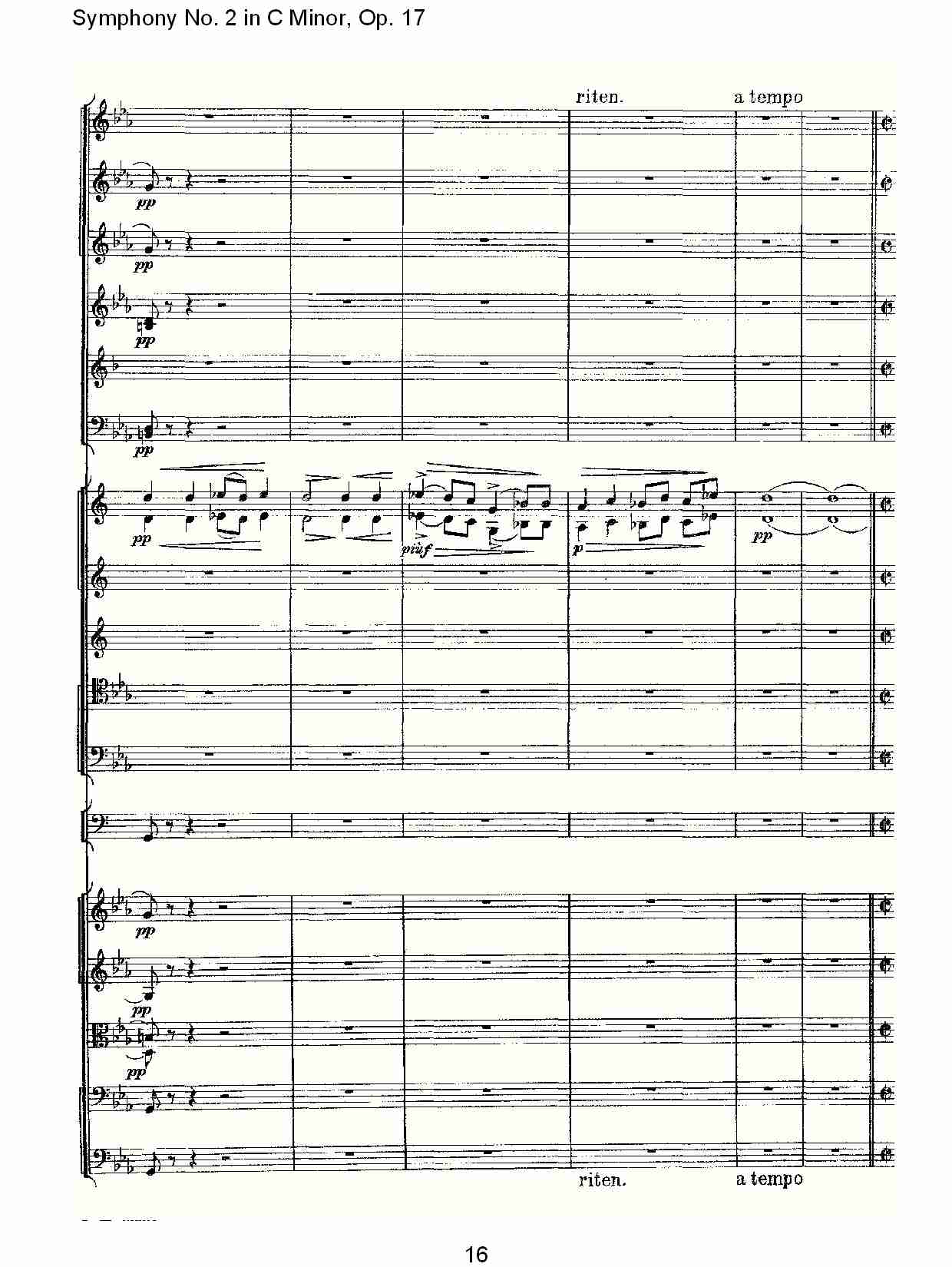 C小调第二交响曲, Op.17第一乐章（四）