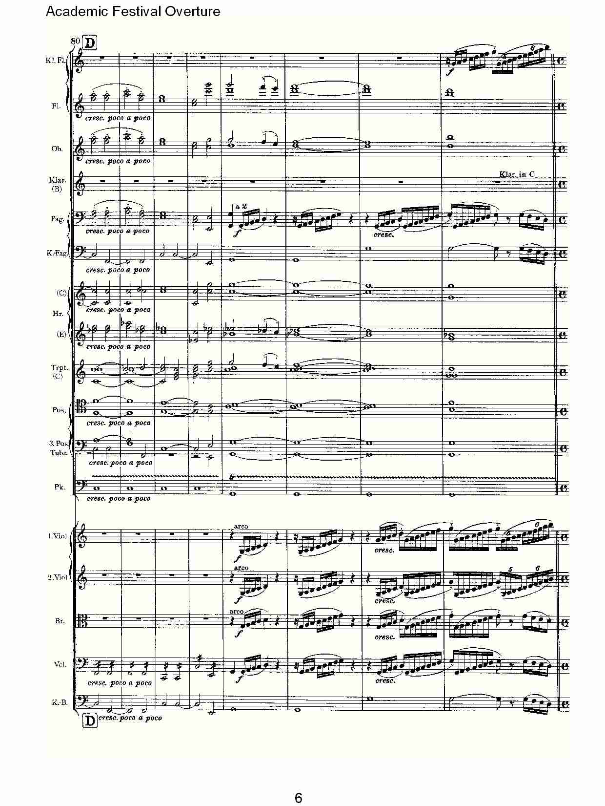 Academic Festival Overture（二）