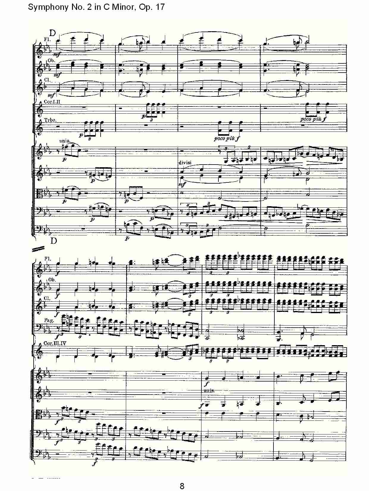 C小调第二交响曲, Op.17第二乐章（二）
