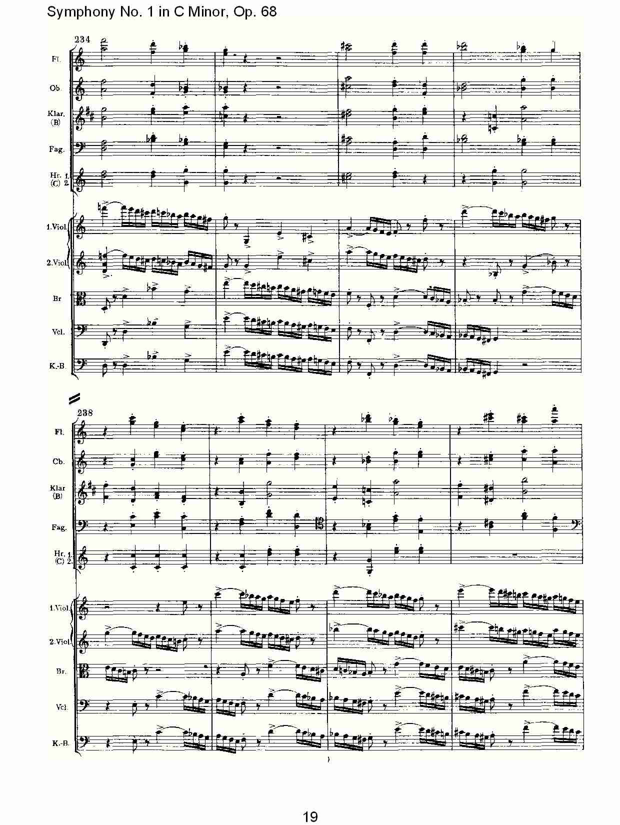 C小调第一交响曲, Op.68 第四乐章（四）.