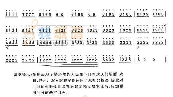 塔塔尔族舞曲（五级）