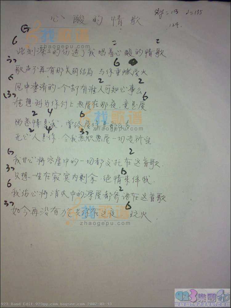 刘德华-心酸的情歌