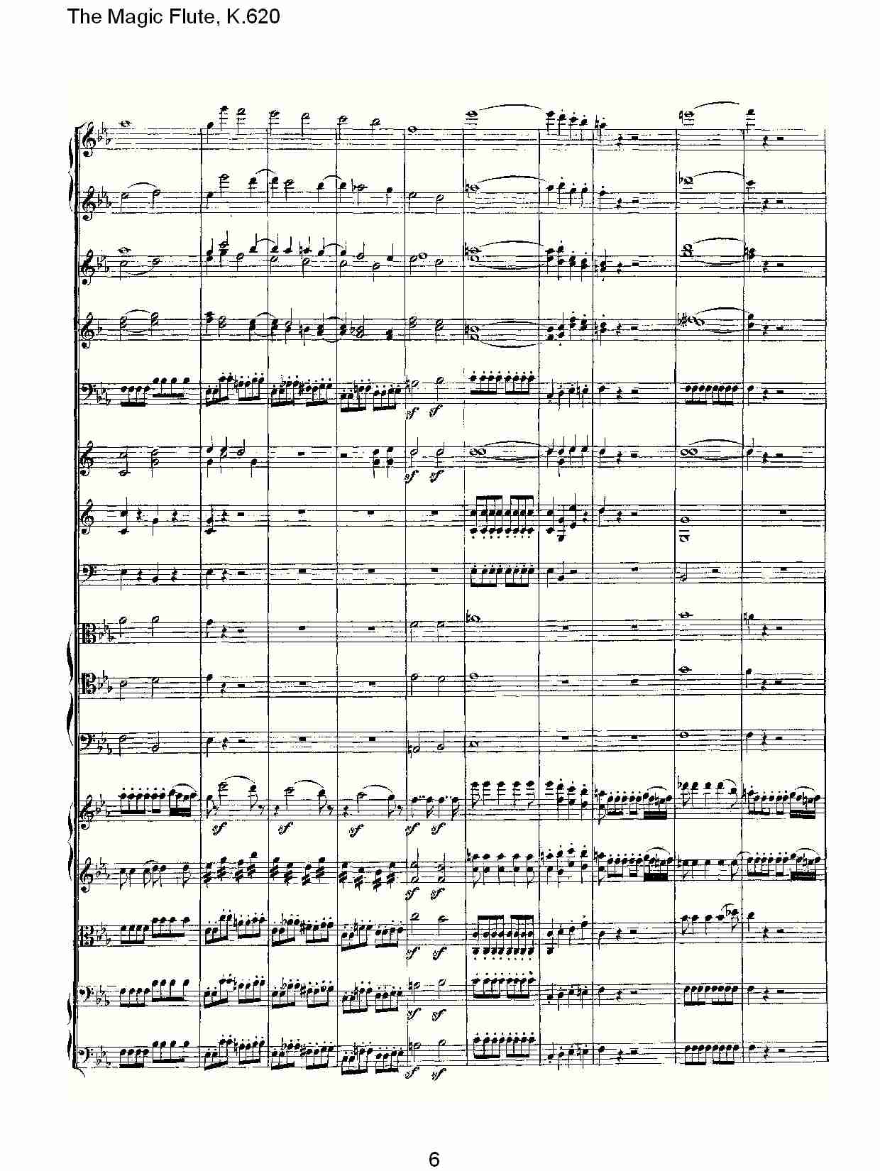 The Magic Flute, K.620 （二）