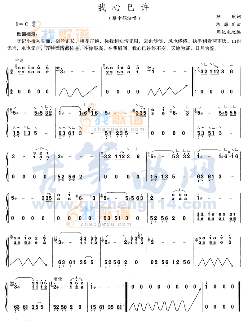 我心已许