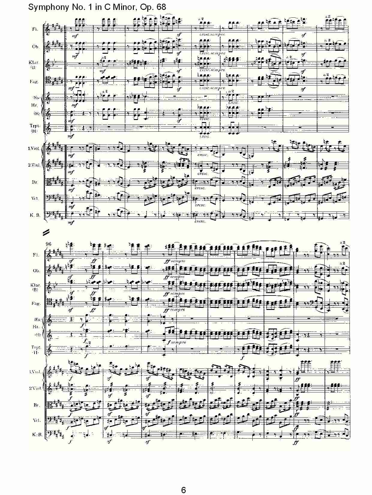 C小调第一交响曲, Op.68 第三乐章（二）.