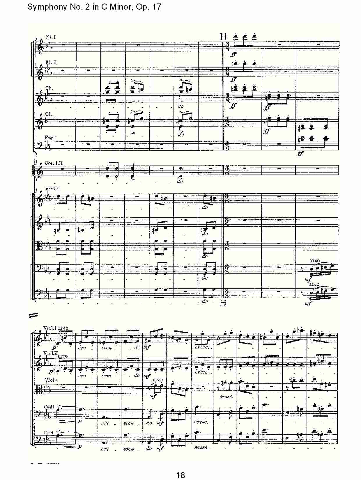 C小调第二交响曲, Op.17第三乐章（四）