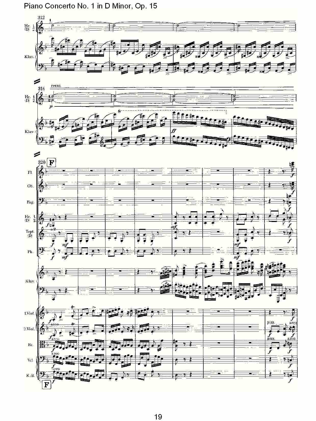 D小调钢琴第一协奏曲, Op.15第三乐章（四）