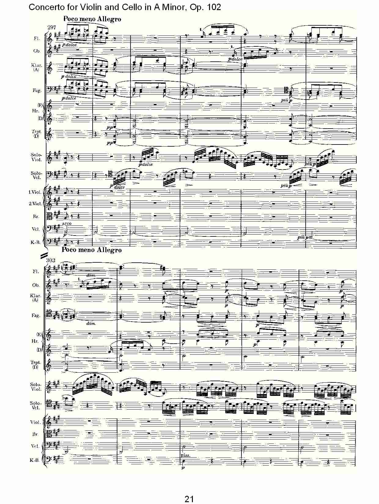 A小调小提琴与大提琴协奏曲, Op.102第三乐章（五）