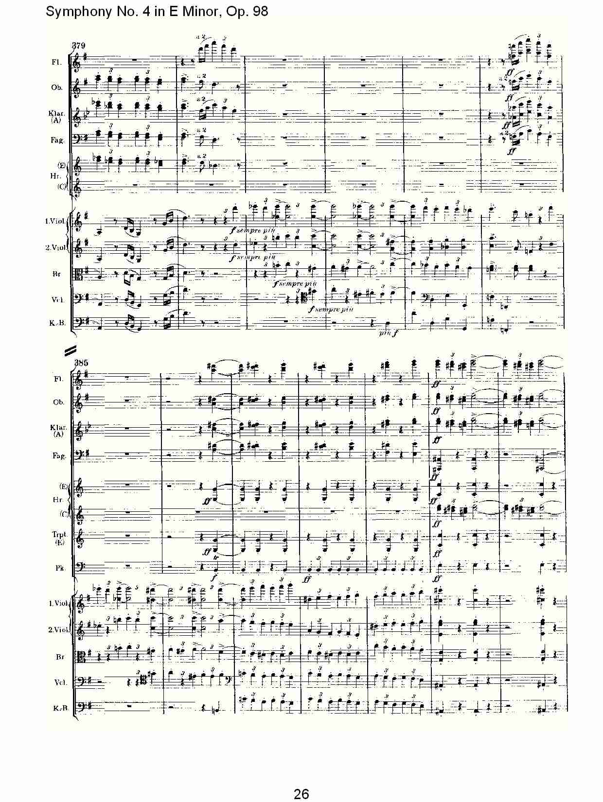E小调第四交响曲, Op.98第一乐章（六）