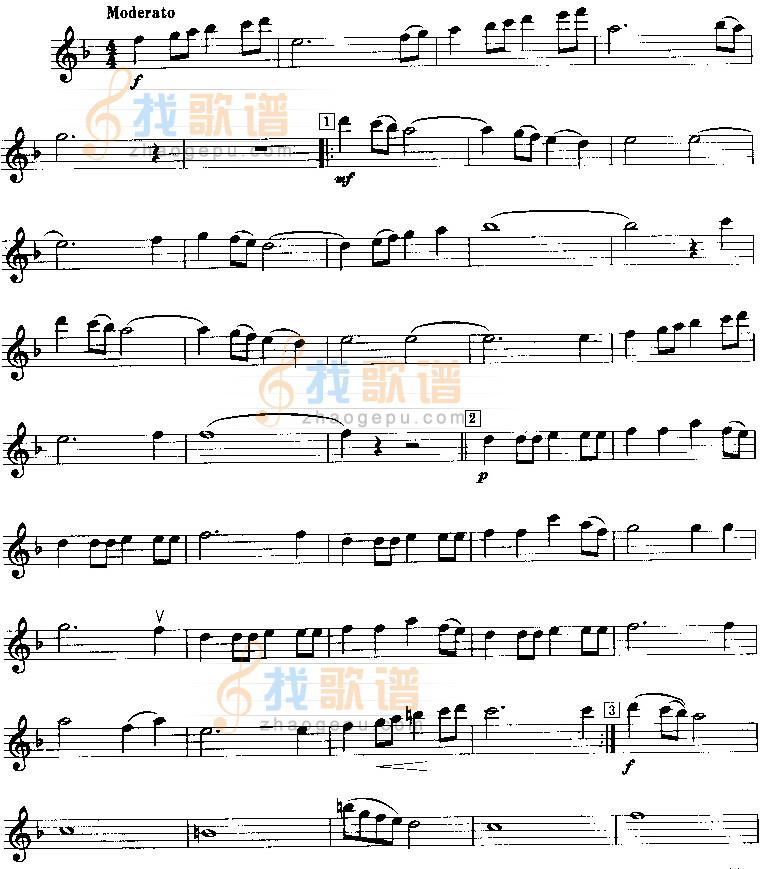 电影音乐〈音乐之声〉主题曲  （（美）罗杰斯）