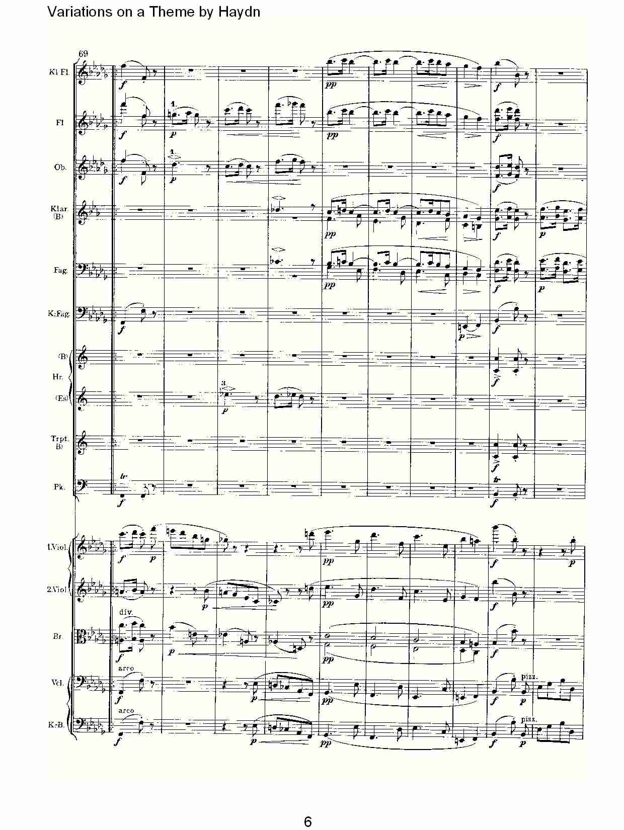 Variations on a Theme by Haydn   海顿主旋律变奏曲（二）