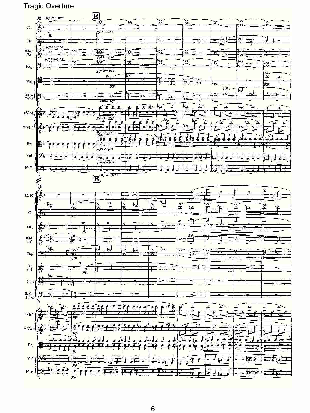 Tragic Overture   悲惨的前奏曲（二）