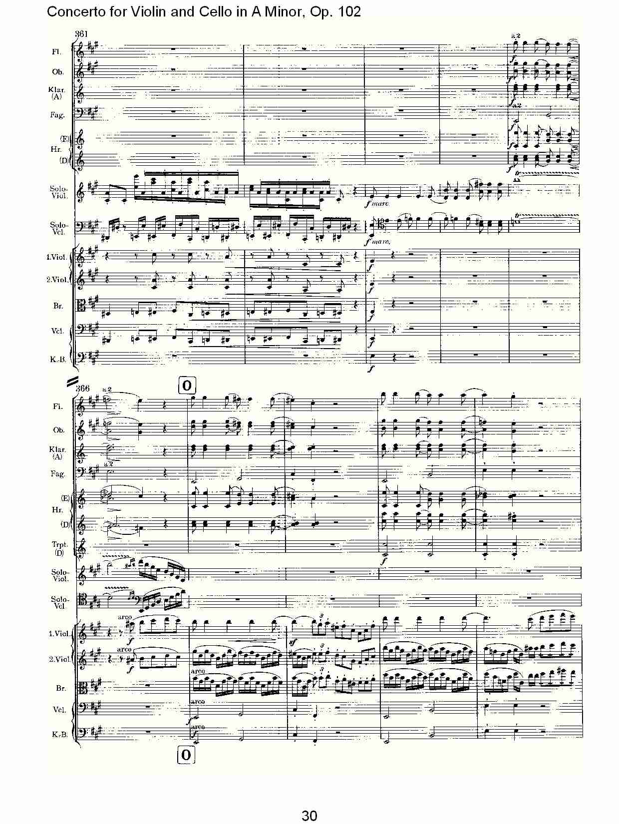 A小调小提琴与大提琴协奏曲, Op.102第一乐章（六）