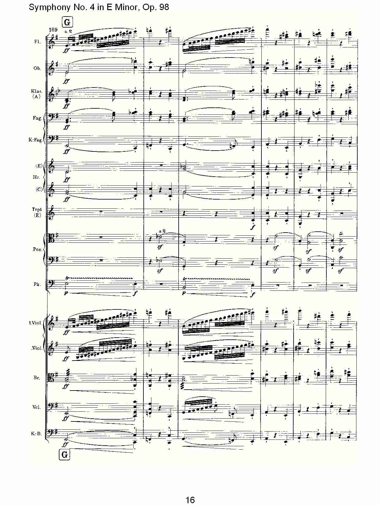 E小调第四交响曲, Op.98第四乐章（四）