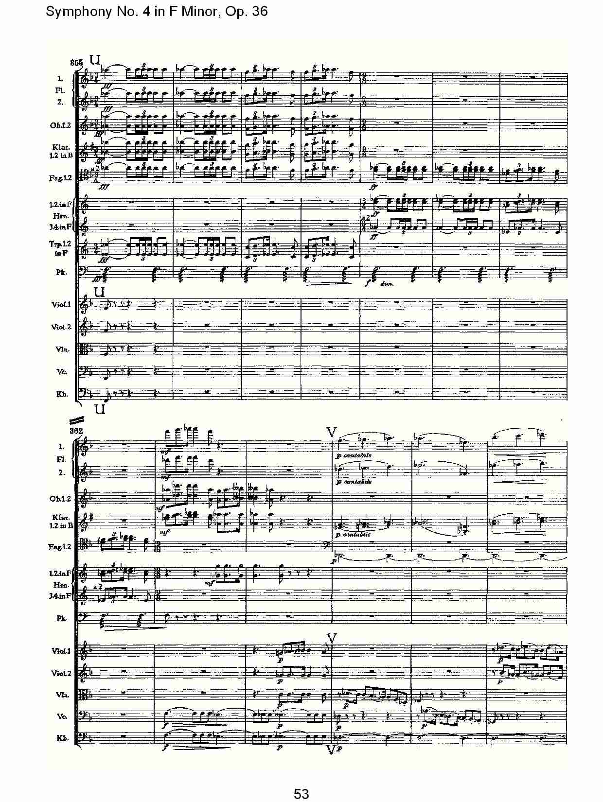 F小调第四交响曲,  Op. 36 第一乐章（十一）