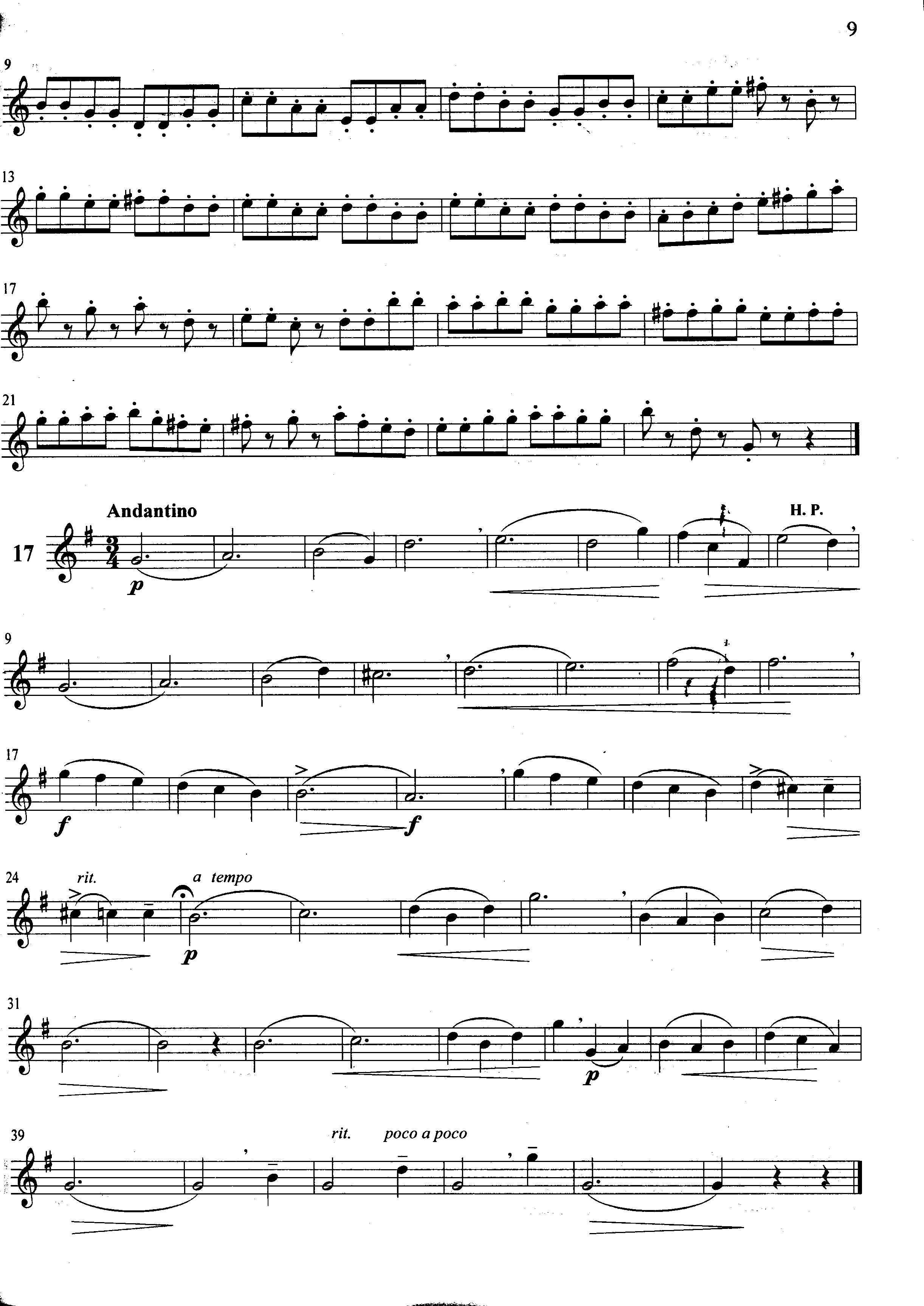 萨克斯管练习曲第100—009页