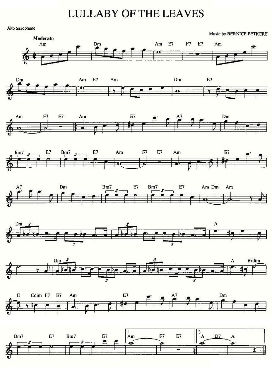 LULLABY OF THE LEAVES