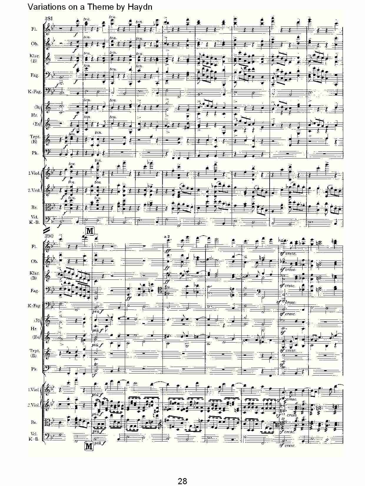 Variations on a Theme by Haydn   海顿主旋律变奏曲（六）