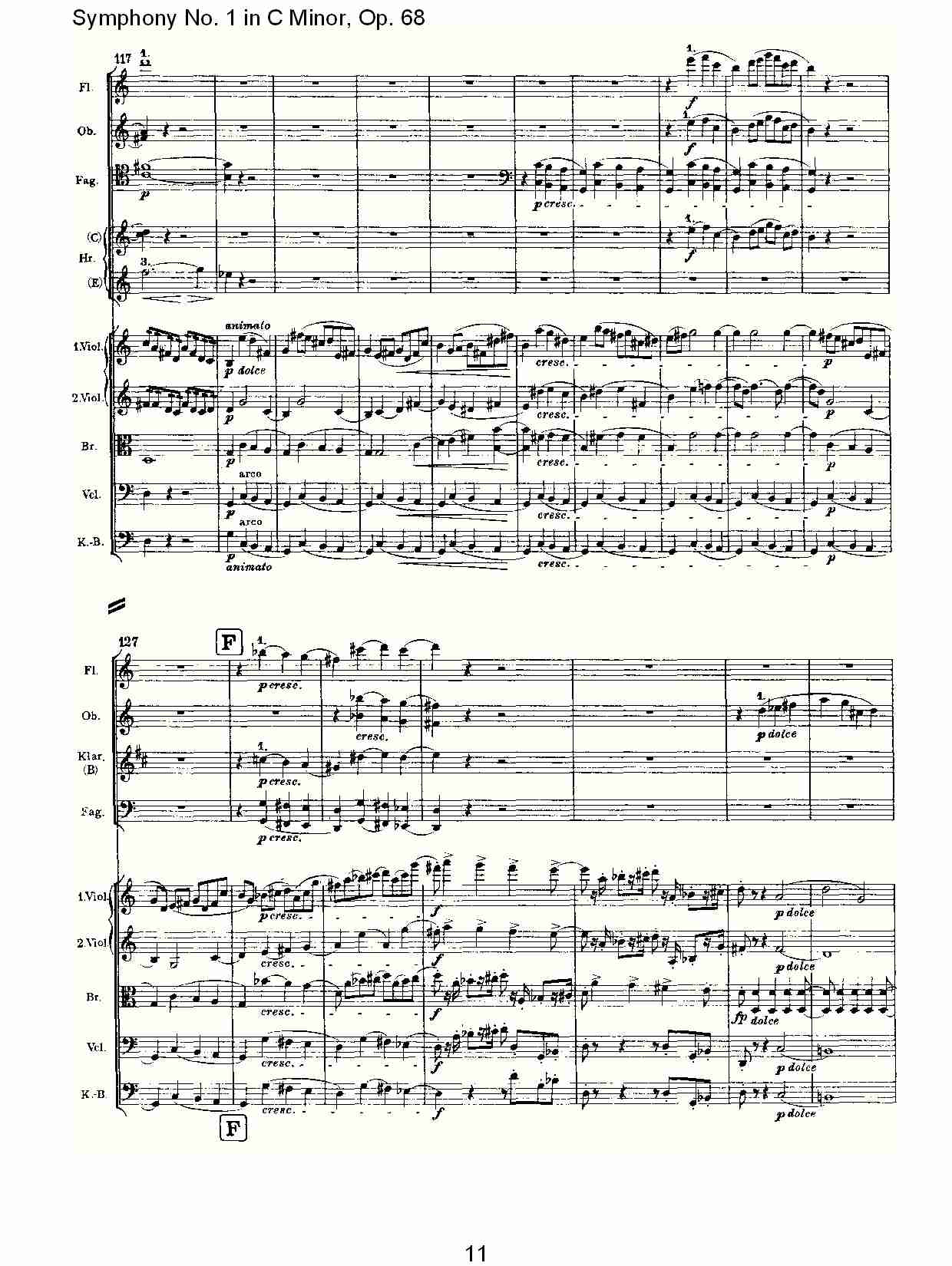C小调第一交响曲, Op.68 第四乐章（三）.