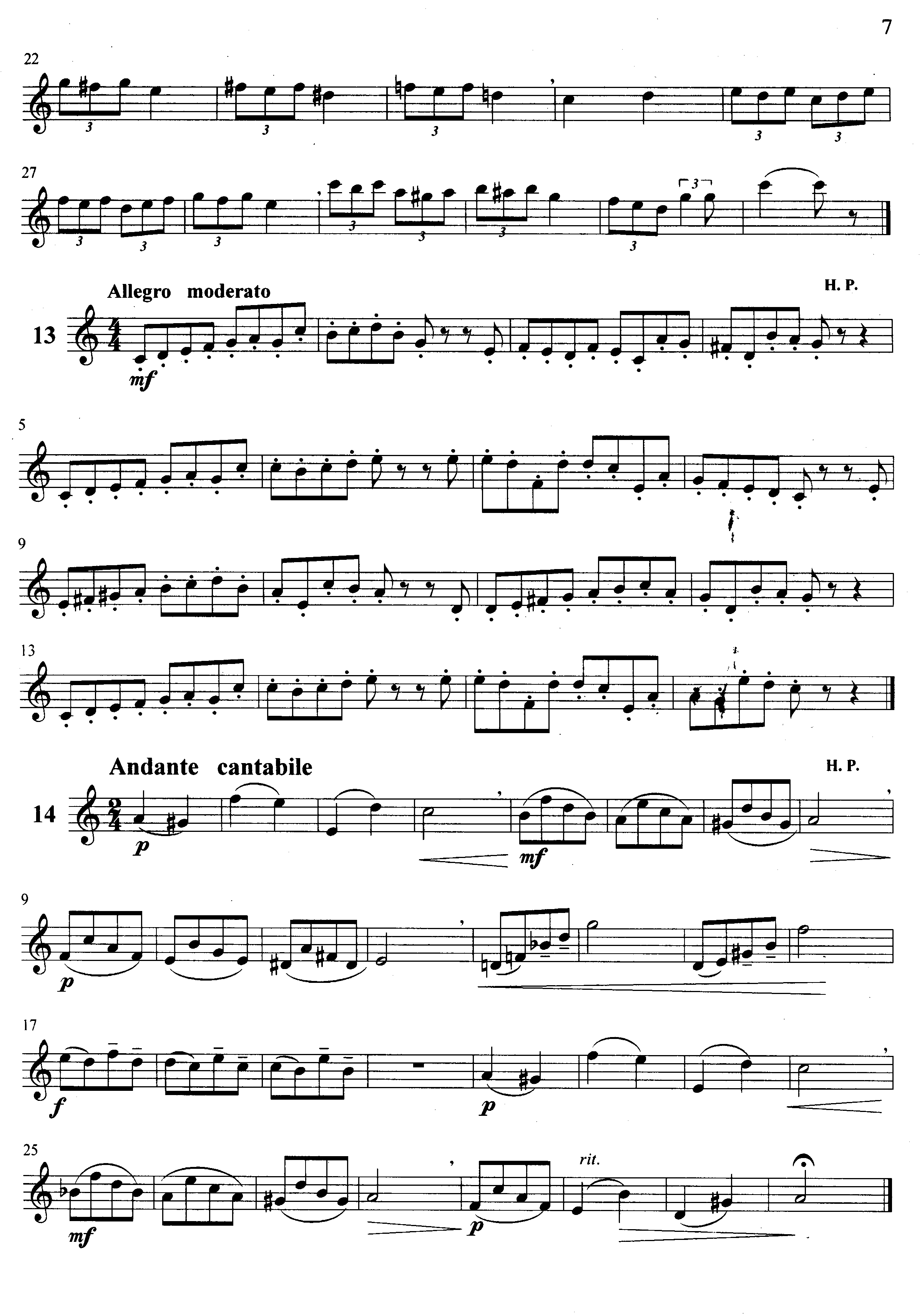 萨克斯管练习曲第100—007页