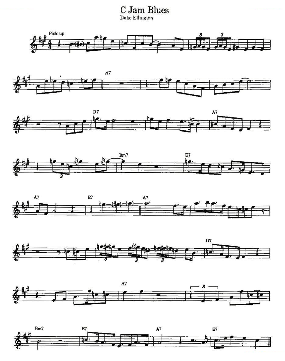 C Jam Blues