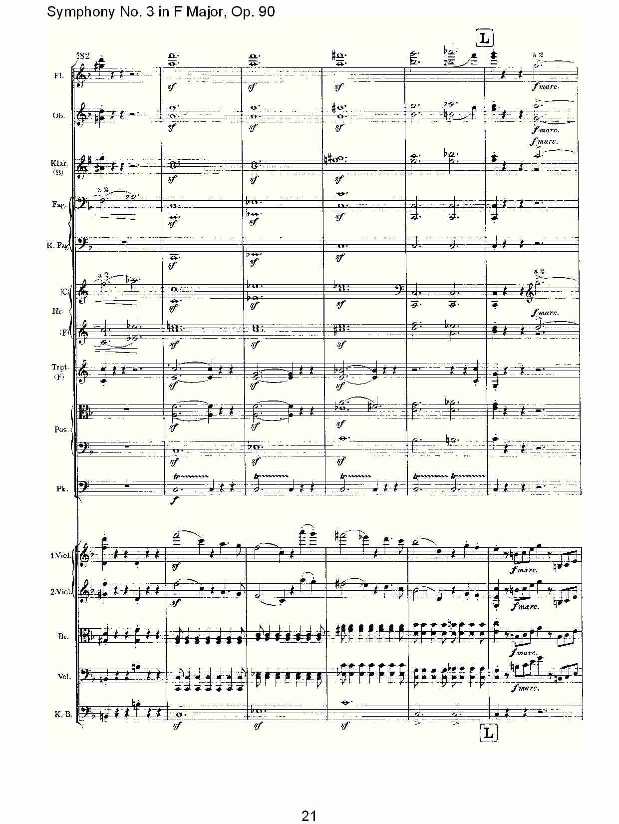 F大调第三交响曲, Op.90第一乐章（五）