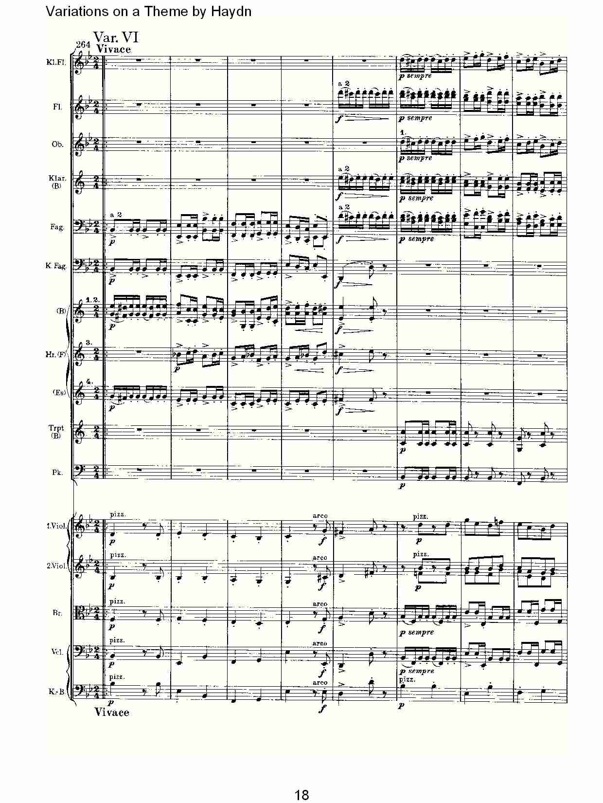 Variations on a Theme by Haydn   海顿主旋律变奏曲（四）