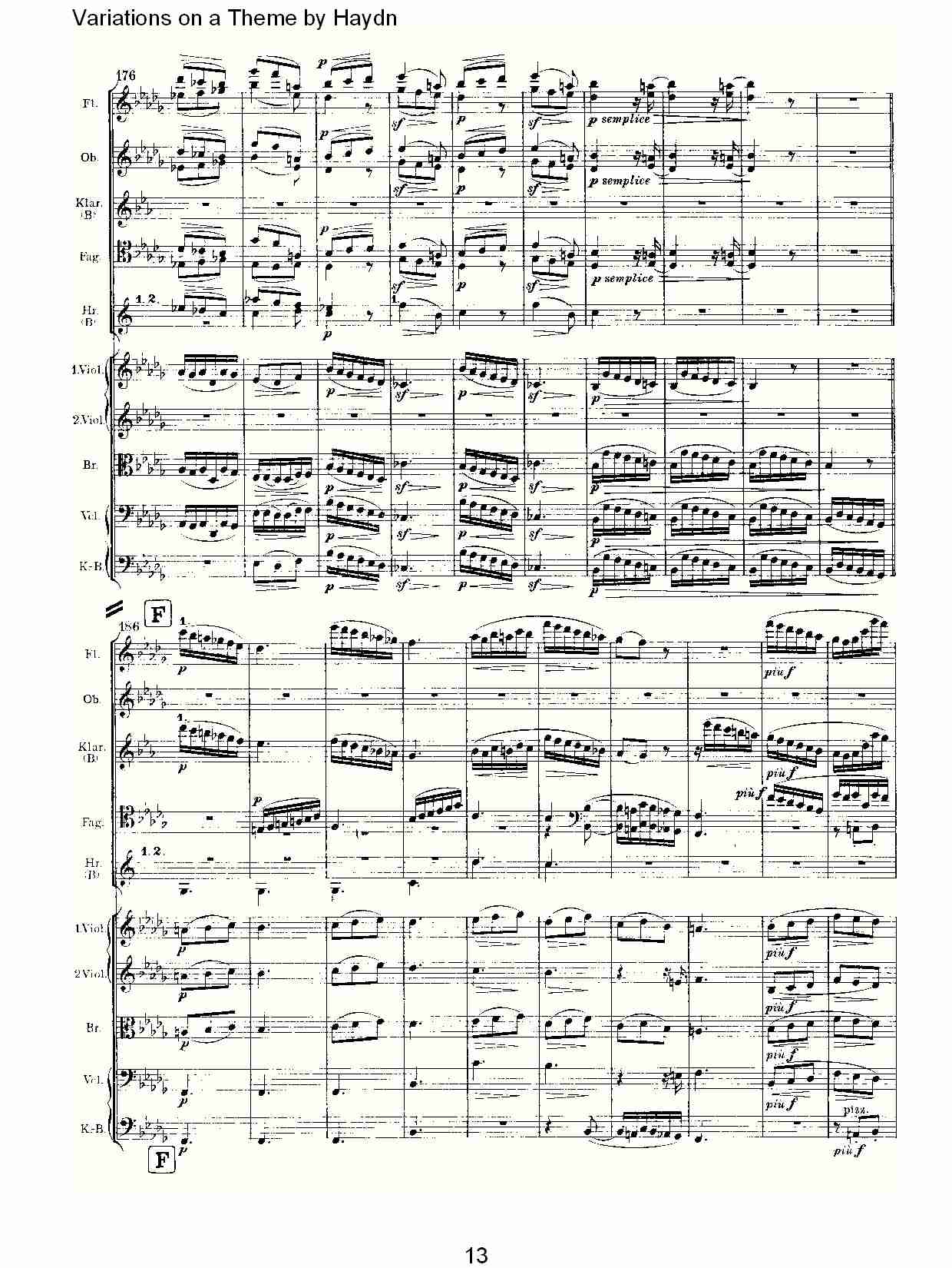 Variations on a Theme by Haydn   海顿主旋律变奏曲（三）