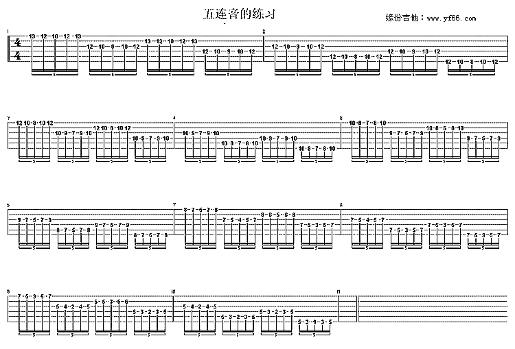 五连音练习曲
