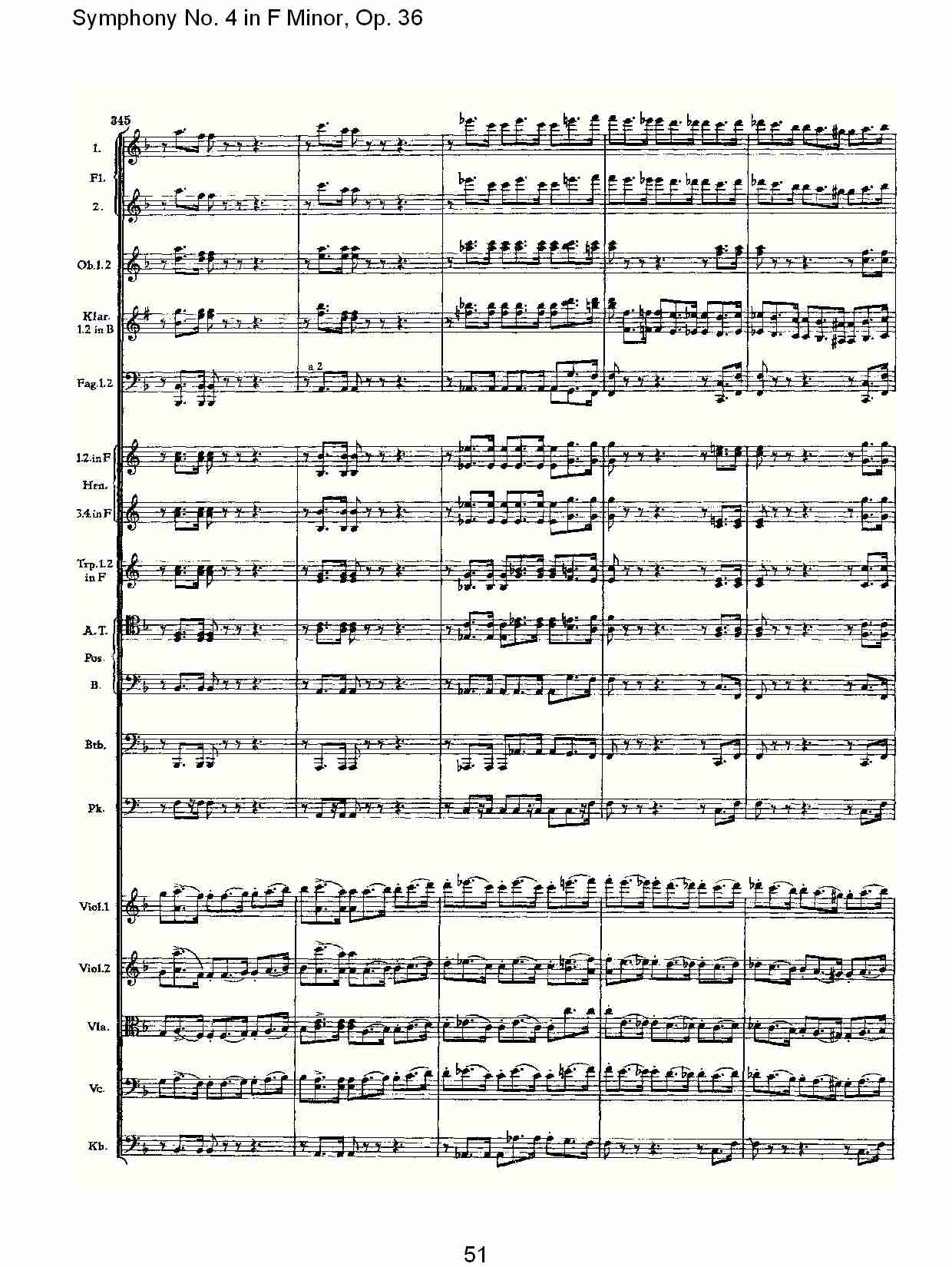 F小调第四交响曲,  Op. 36 第一乐章（十一）