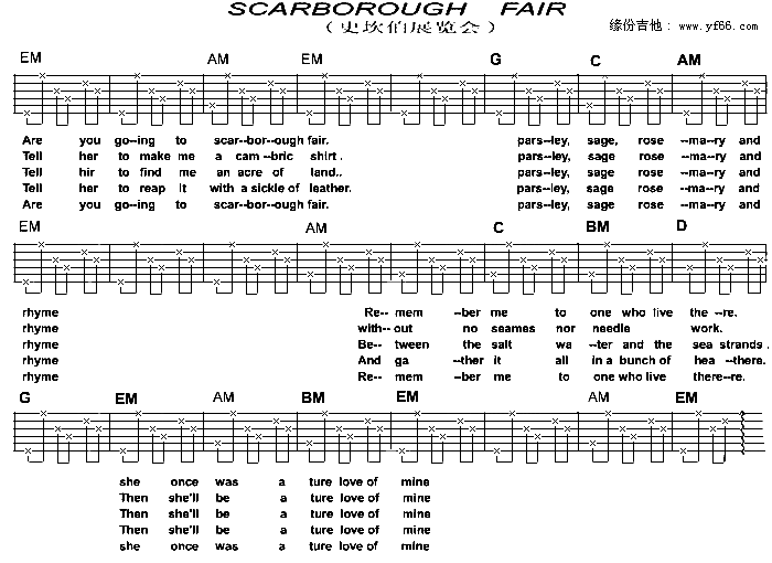 Scarborough Fair（毕业生主题曲）