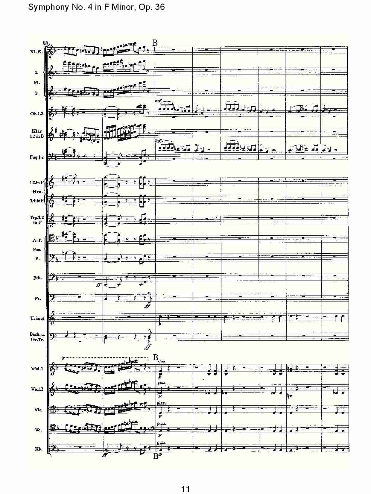 F小调第四交响曲,  Op. 36 第四乐章（三）