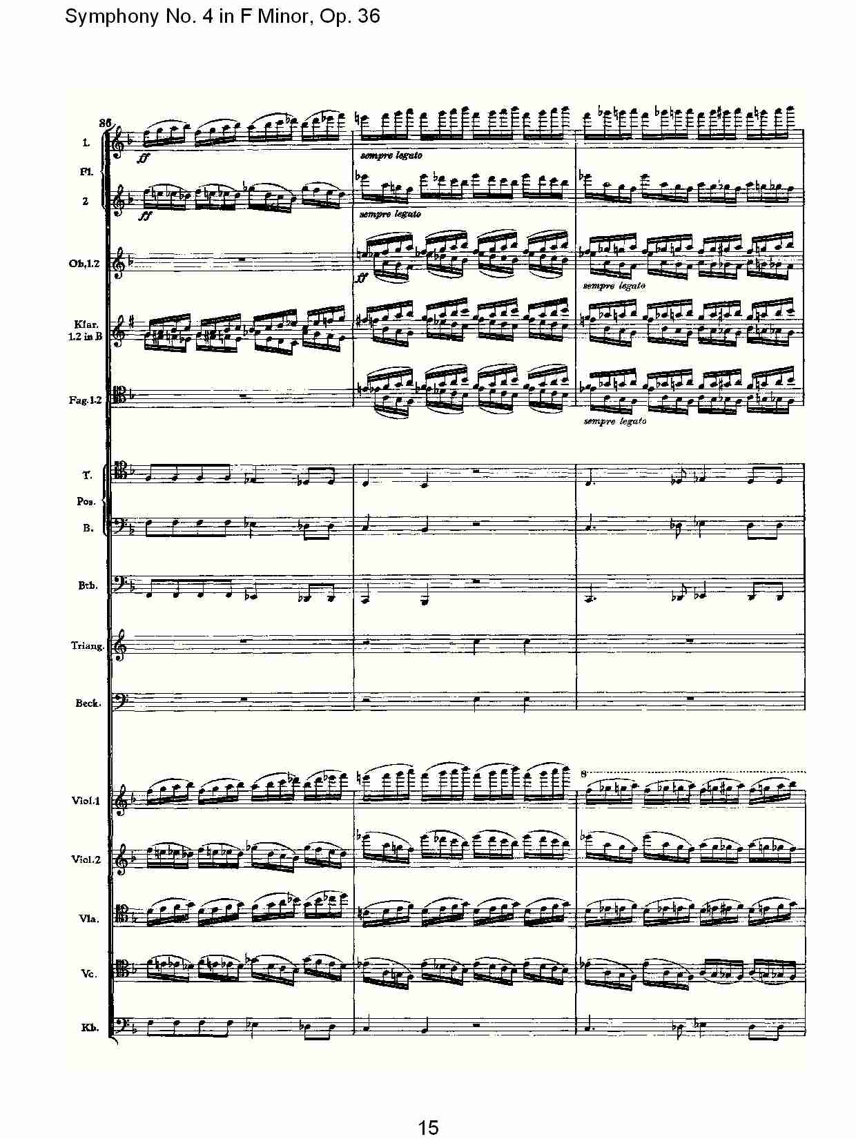 F小调第四交响曲,  Op. 36 第四乐章（三）
