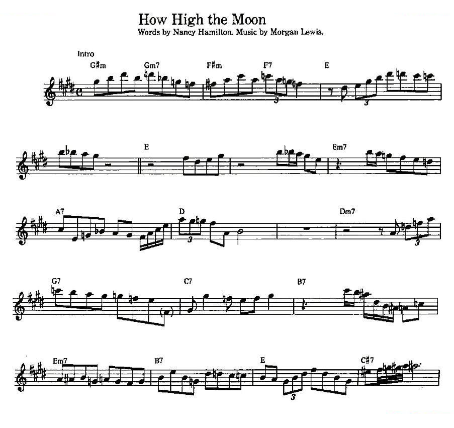 How High the Moon