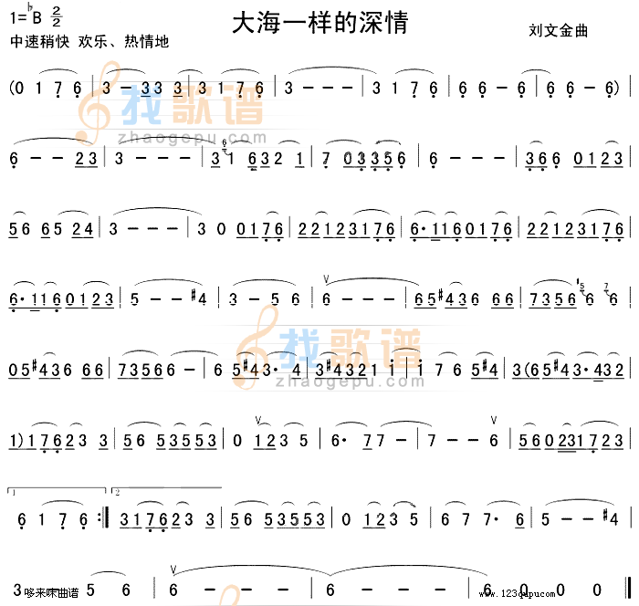 大海一样的深情